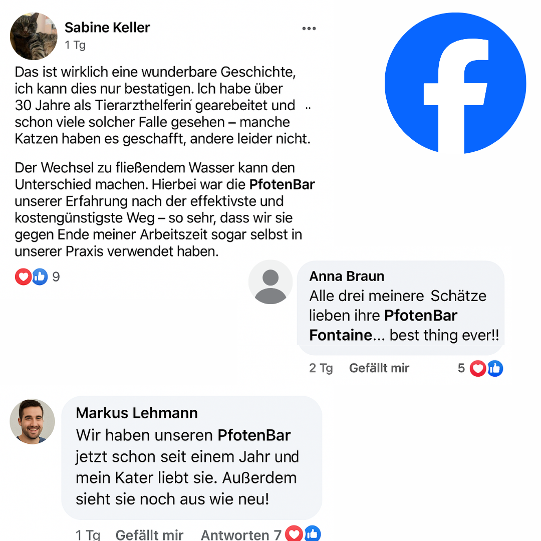 Schütze deine Katze vor Dehydrierung und Harnwegsproblemen mit der PfotenBar