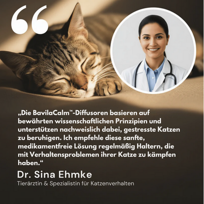 Geben Sie Ihrer Katze endlich die Ruhe und Sicherheit, die sie verdient mit BavilaCalm™