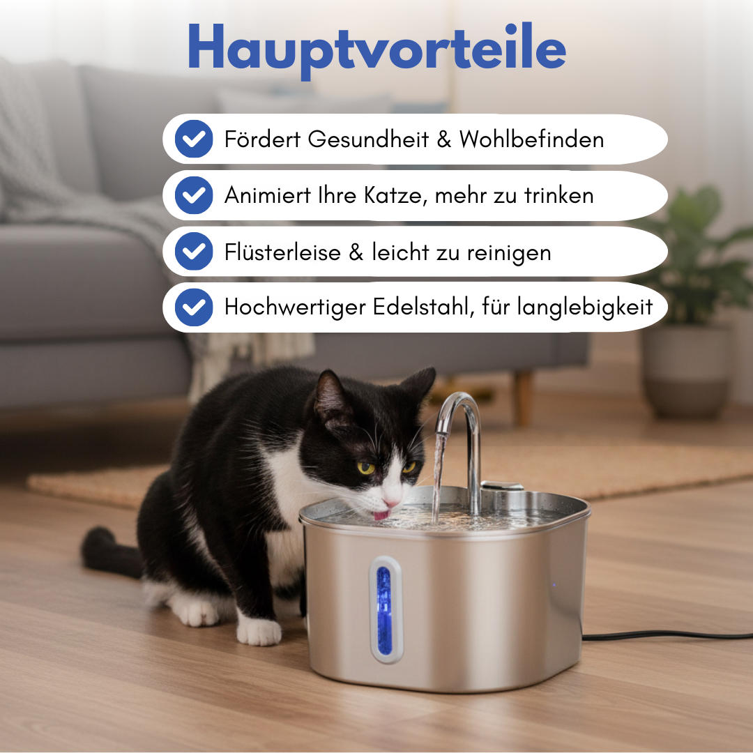 Schütze deine Katze vor Dehydrierung und Harnwegsproblemen mit der PfotenBar