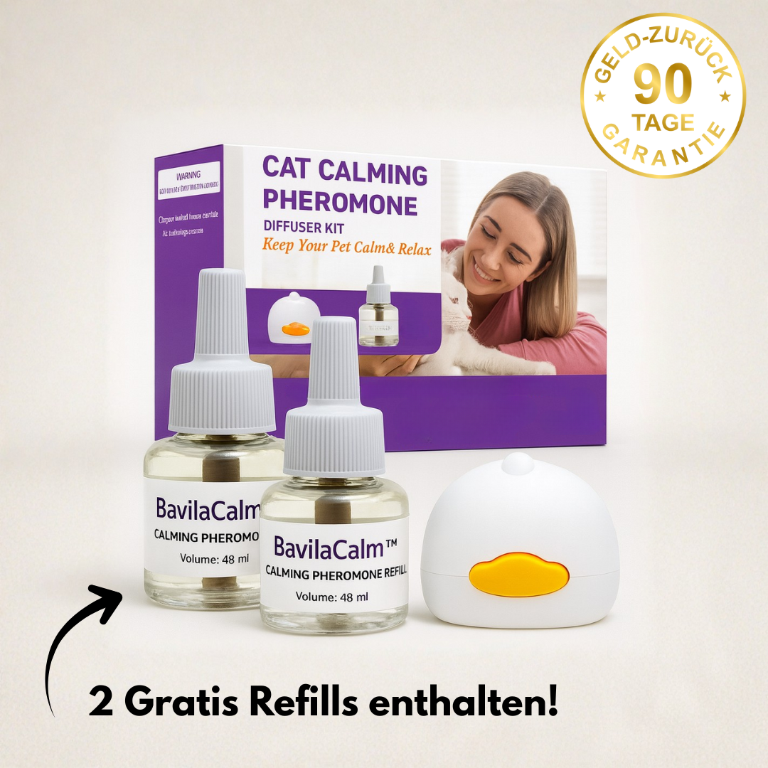 Geben Sie Ihrer Katze endlich die Ruhe und Sicherheit, die sie verdient mit BavilaCalm™